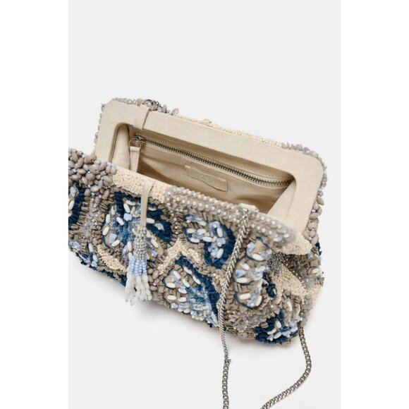 ZARA BEADED CLUTCH - Picture 5 of 5